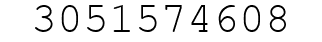 Number 3051574608.