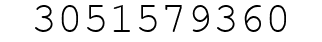 Number 3051579360.