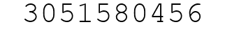 Number 3051580456.