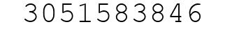 Number 3051583846.