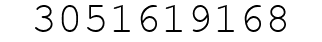 Number 3051619168.