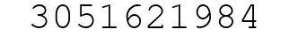 Number 3051621984.