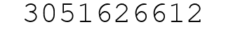 Number 3051626612.