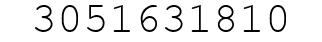 Number 3051631810.