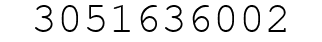 Number 3051636002.