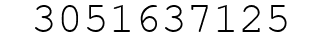 Number 3051637125.
