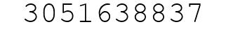 Number 3051638837.