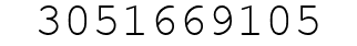 Number 3051669105.