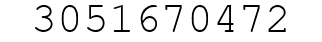 Number 3051670472.