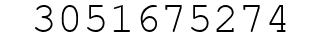 Number 3051675274.