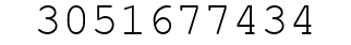 Number 3051677434.