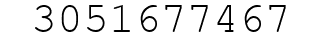 Number 3051677467.