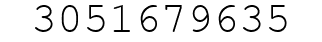 Number 3051679635.