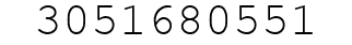 Number 3051680551.