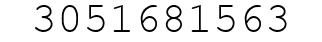 Number 3051681563.