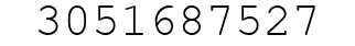 Number 3051687527.