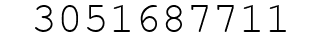 Number 3051687711.