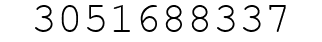 Number 3051688337.