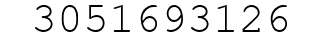 Number 3051693126.
