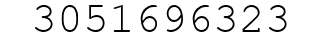 Number 3051696323.