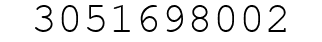 Number 3051698002.