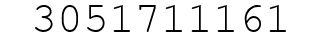 Number 3051711161.