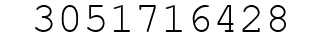 Number 3051716428.