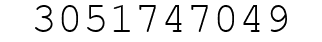 Number 3051747049.