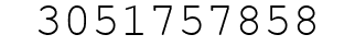 Number 3051757858.