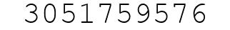 Number 3051759576.