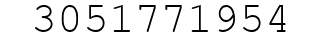 Number 3051771954.