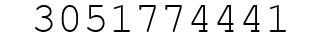 Number 3051774441.