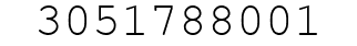 Number 3051788001.