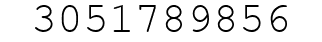 Number 3051789856.