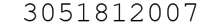 Number 3051812007.