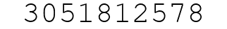 Number 3051812578.