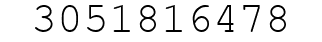 Number 3051816478.