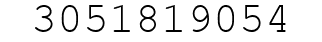 Number 3051819054.
