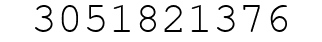 Number 3051821376.