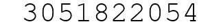 Number 3051822054.