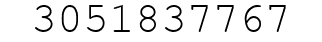 Number 3051837767.