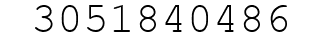 Number 3051840486.