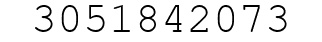 Number 3051842073.