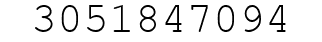 Number 3051847094.