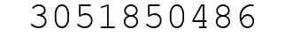 Number 3051850486.