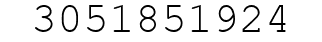 Number 3051851924.