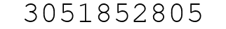 Number 3051852805.
