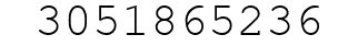 Number 3051865236.