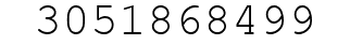 Number 3051868499.