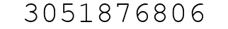 Number 3051876806.